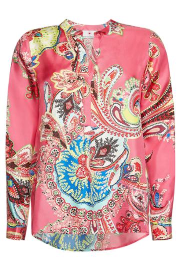 Herzensangelegenheit Herzensangelegenheit Paisley Print Silk Blouse