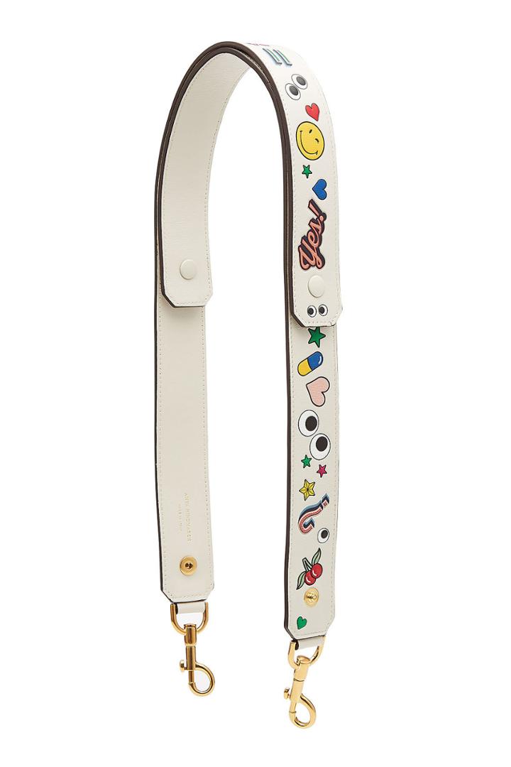 Anya Hindmarch Anya Hindmarch Build A Bag Stickers Leather Shoulder Strap