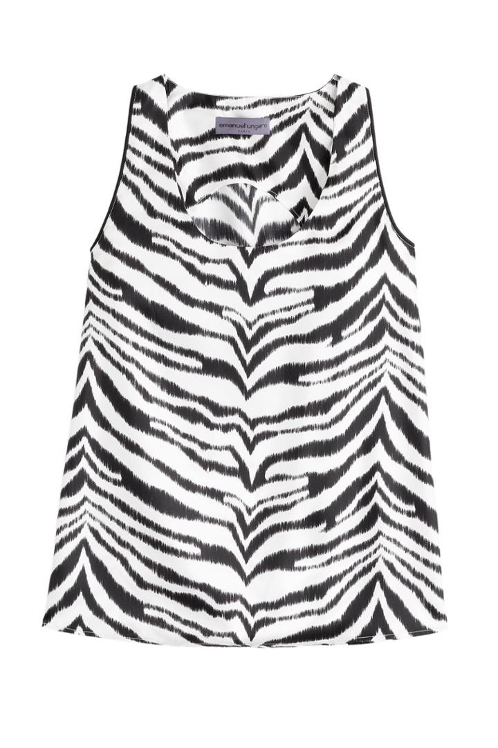 Emanuel Ungaro Emanuel Ungaro Printed Silk Top