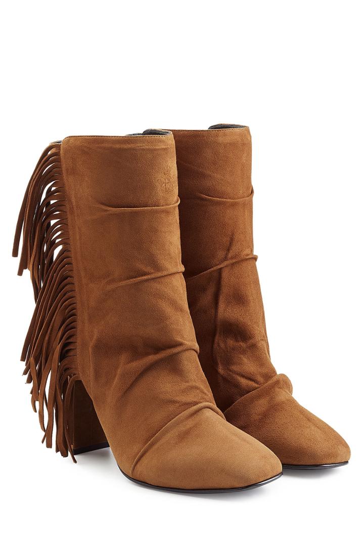 Giuseppe Zanotti Giuseppe Zanotti Fringed Suede Ankle Boots