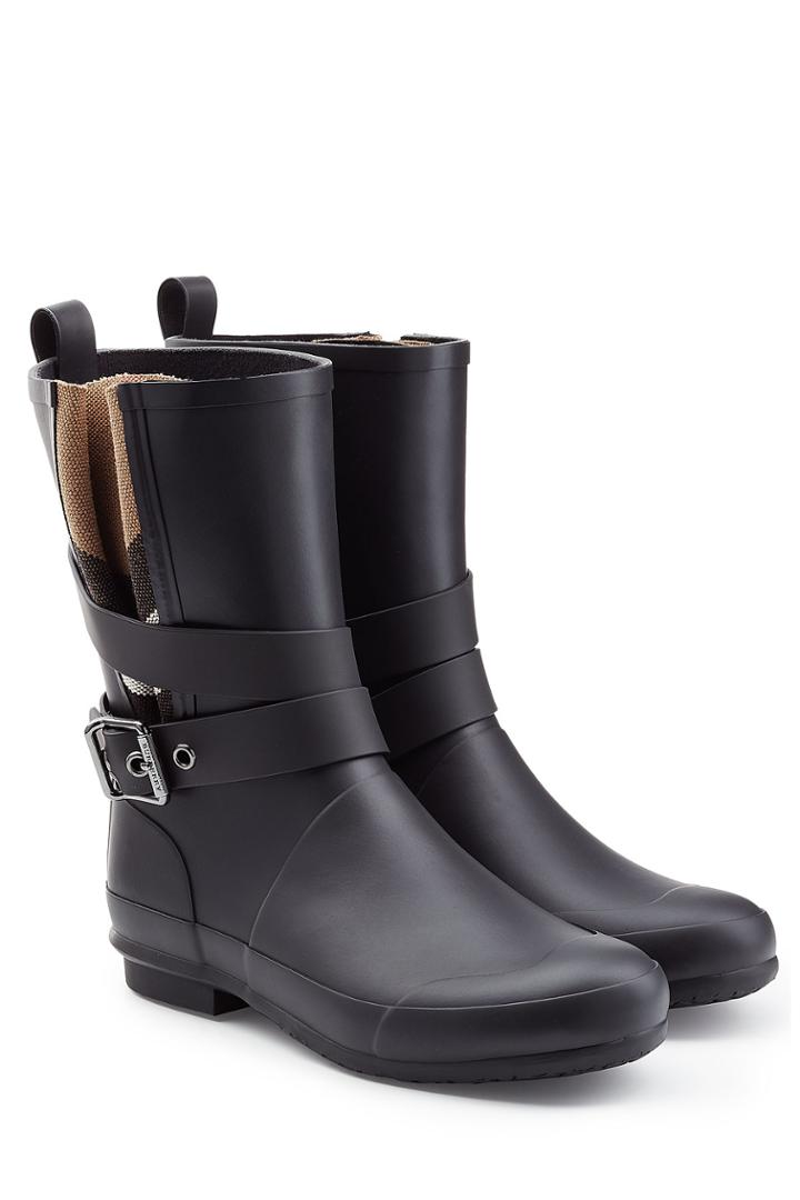 Burberry Shoes & Accessories Burberry Shoes & Accessories Rubber Rain Boots - Black