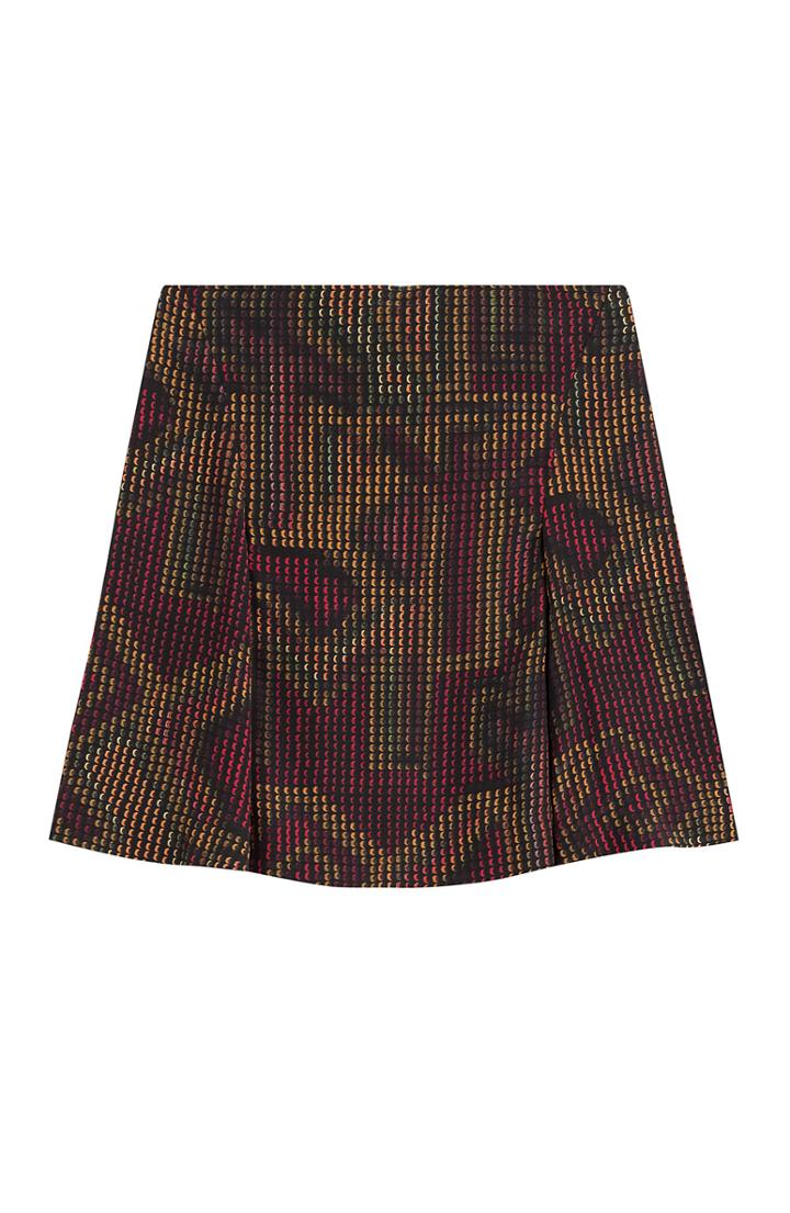 Kenzo Printed Silk Skirt