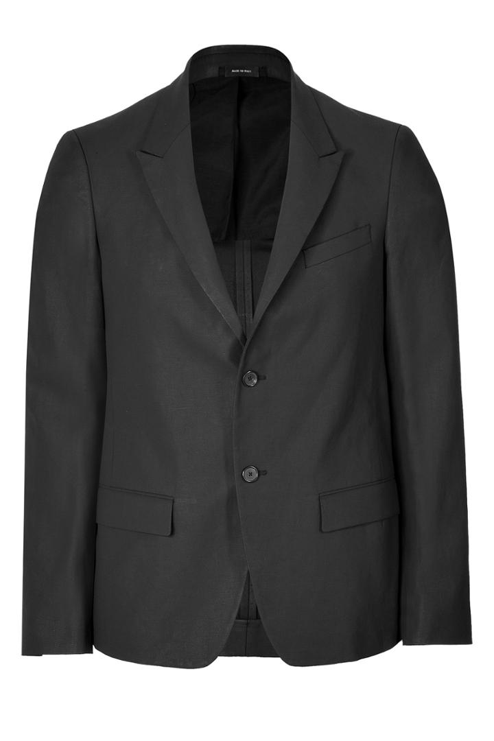 Jil Sander Jil Sander Linen-cotton Blazer - Black