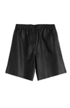 Carven Leather Shorts