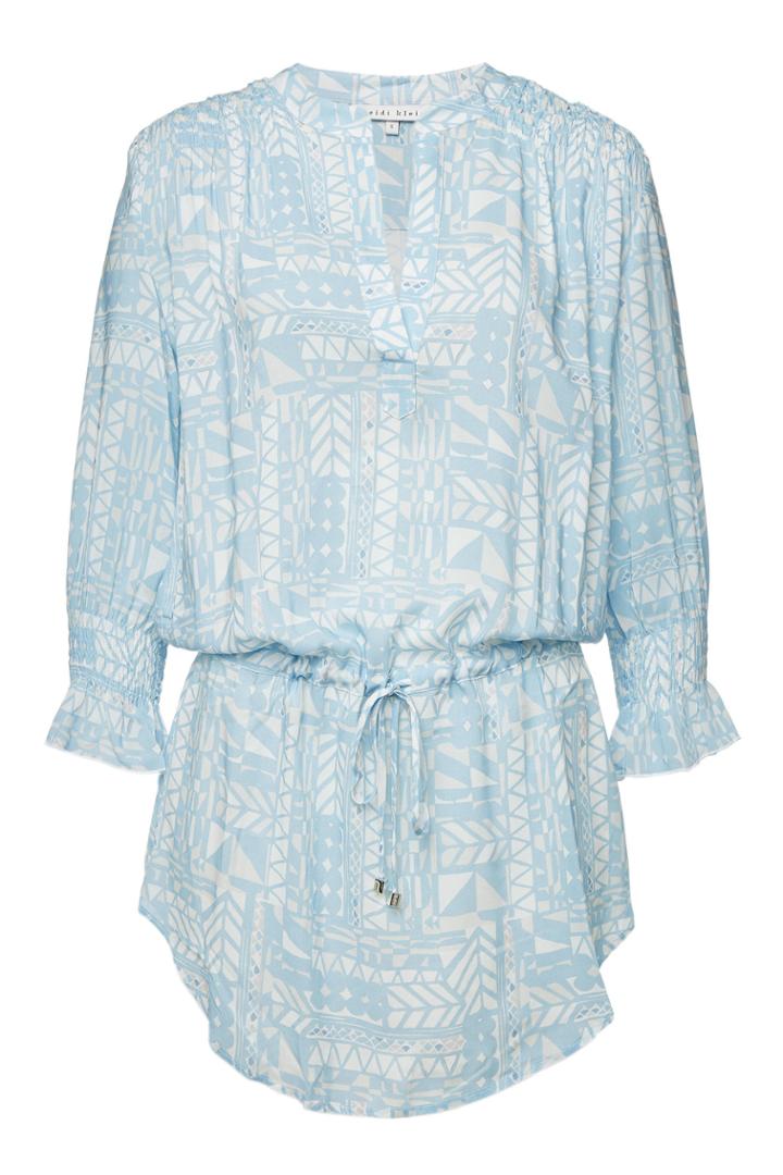Heidi Klein Heidi Klein Printed Tunic With Drawstring Waist