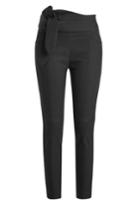 Iro Iro Skinny Cotton Pants With Knotted Accent