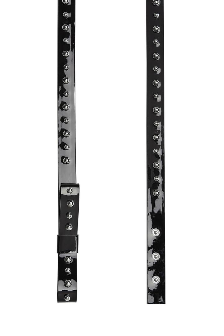 Giambattista Valli Giambattista Valli Patent Leather Belt With Stud Embellishment