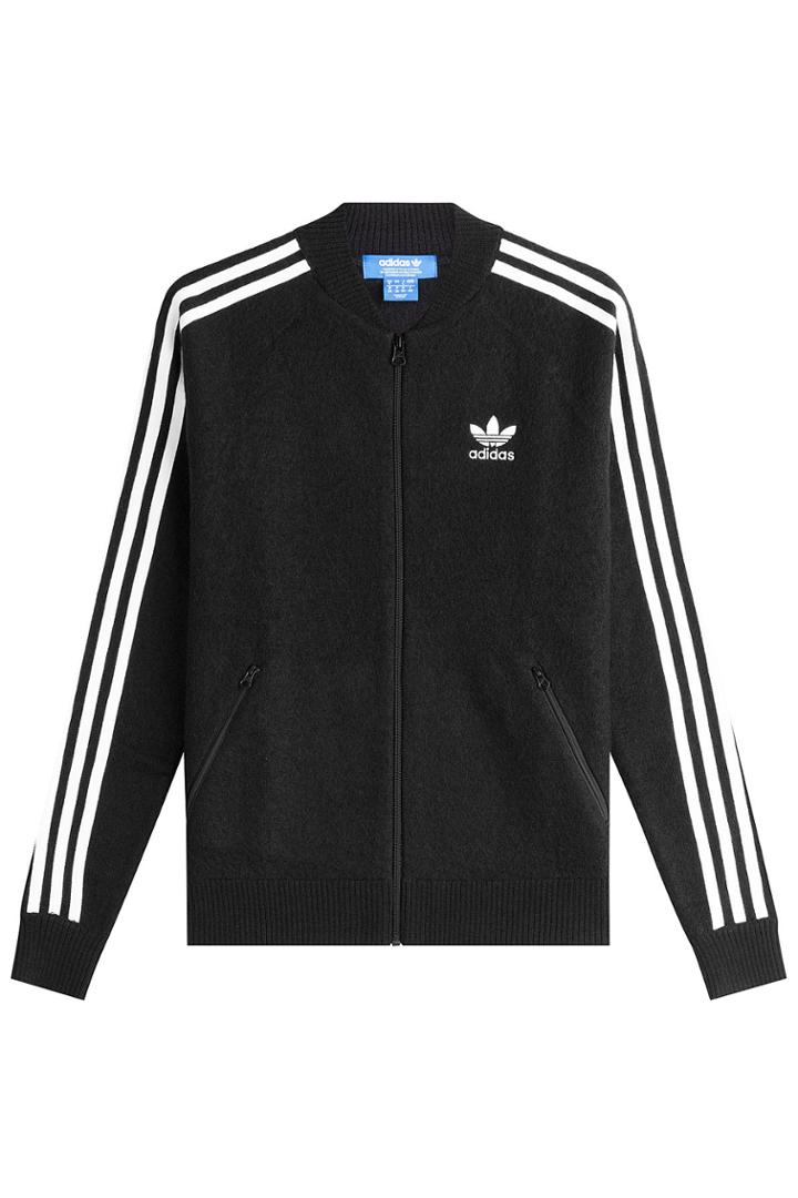 Adidas Originals Adidas Originals Zipped Wool Jacket - Black