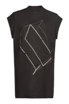 Rick Owens Rick Owens Embroidered Cotton Sleeveless T-shirt