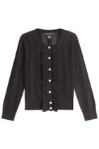 Marc Jacobs Marc Jacobs Wool Cardigan With Silk - Black