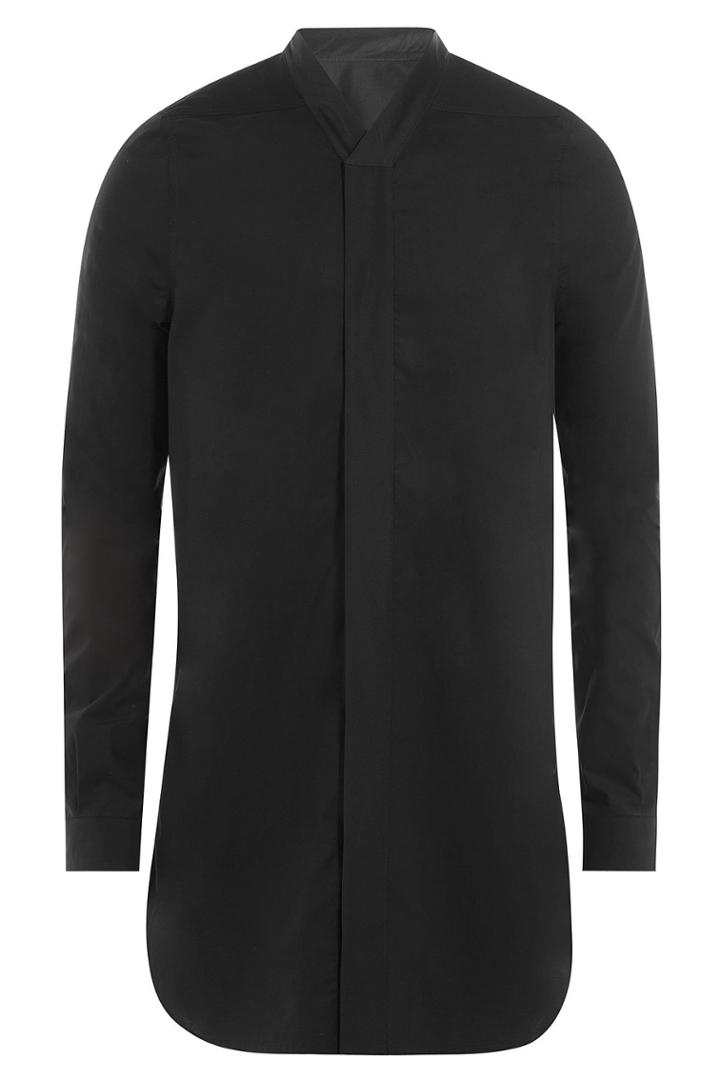 Rick Owens Men Rick Owens Men Cotton Shirt - Black