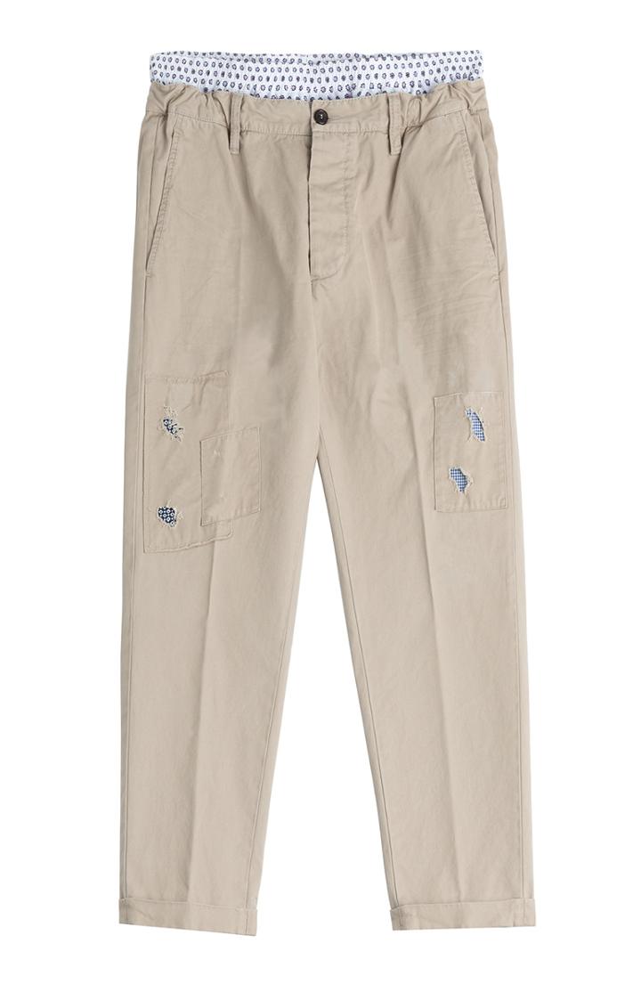 Dsquared2 Cotton Chinos With Distressed Detail