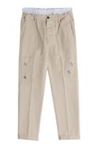 Dsquared2 Cotton Chinos With Distressed Detail
