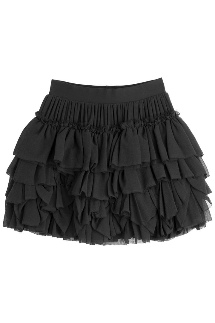 Faith Connexion Faith Connexion Cotton Mini-skirt - Black