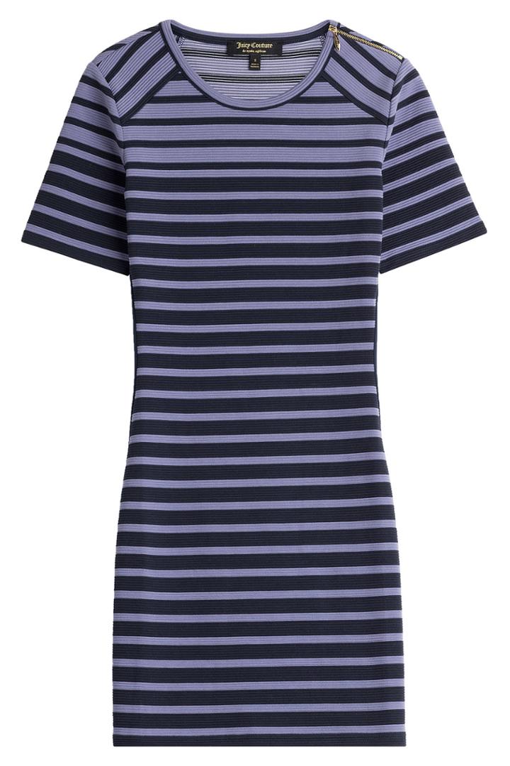 Juicy Couture Juicy Couture Striped Jersey Dress - Blue