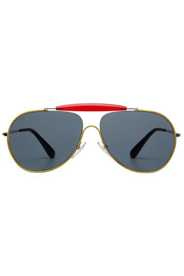 Prada Prada Metal Aviator Sunglasses