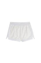 Jonathan Simkhai Cotton Blend Shorts With Lace Overlay