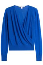 Diane Von Furstenberg Diane Von Furstenberg Wrapped Knit Top - Blue