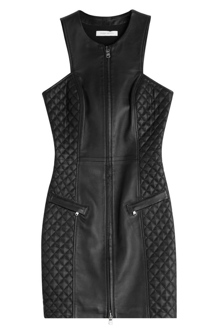 Pierre Balmain Pierre Balmain Leather Dress