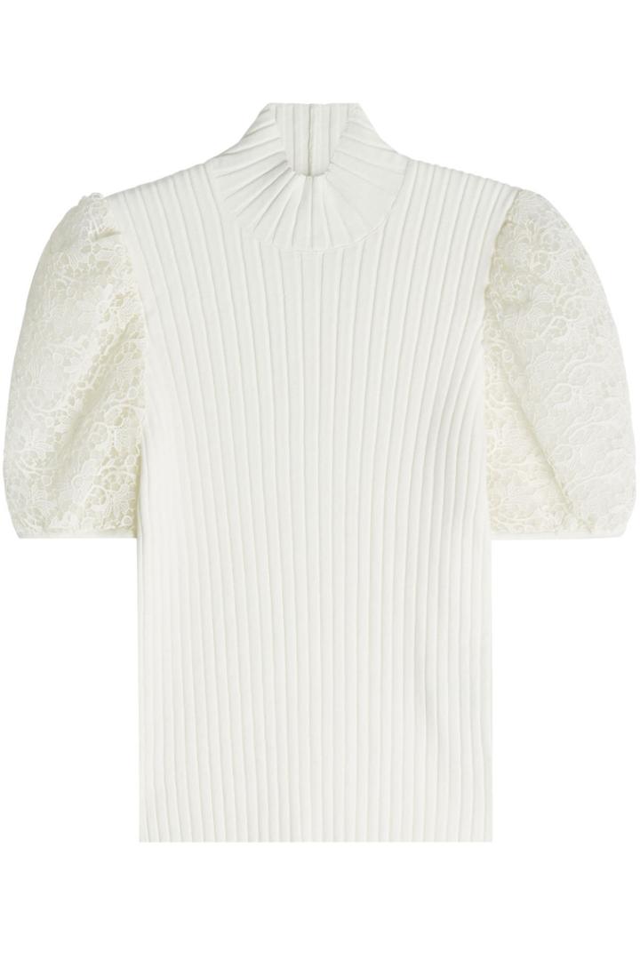 Giambattista Valli Giambattista Valli Top With Lace Sleeves