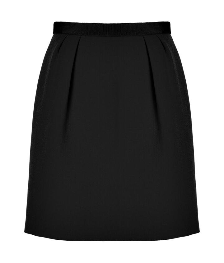 Tara Jarmon Black Pleated Skirt