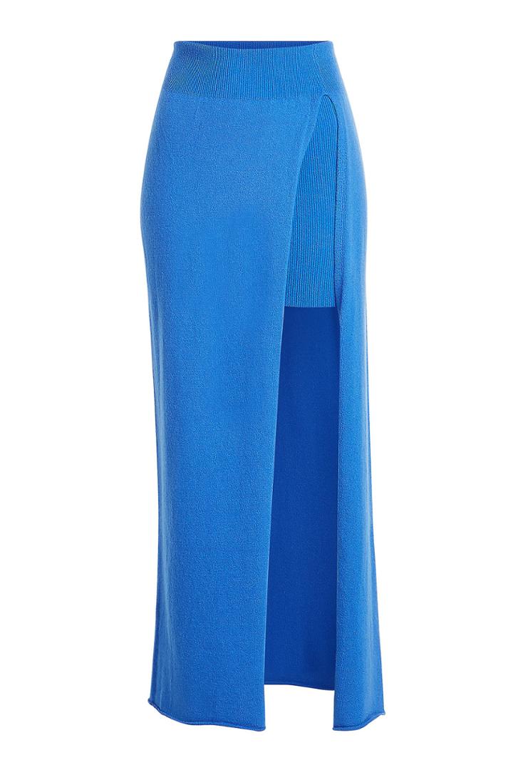 Jacquemus Jacquemus La Jupe Peron Wool Skirt With Cashmere