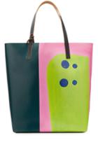 Marni Marni Colorblock Shopper Tote - Multicolor