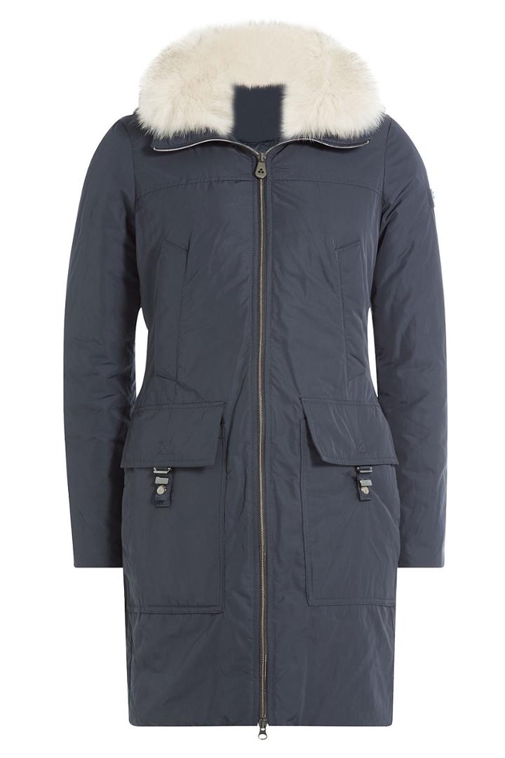 Peuterey Peuterey Down Coat With Fur Collar