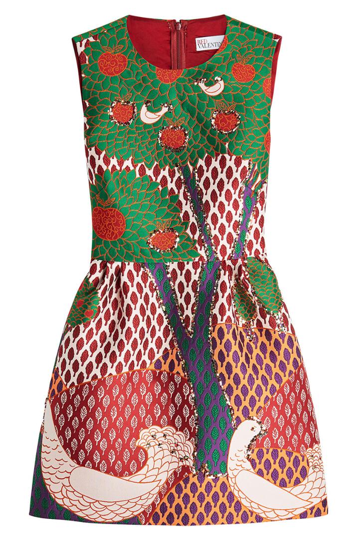 R.e.d. Valentino R.e.d. Valentino Printed Jacquard Dress