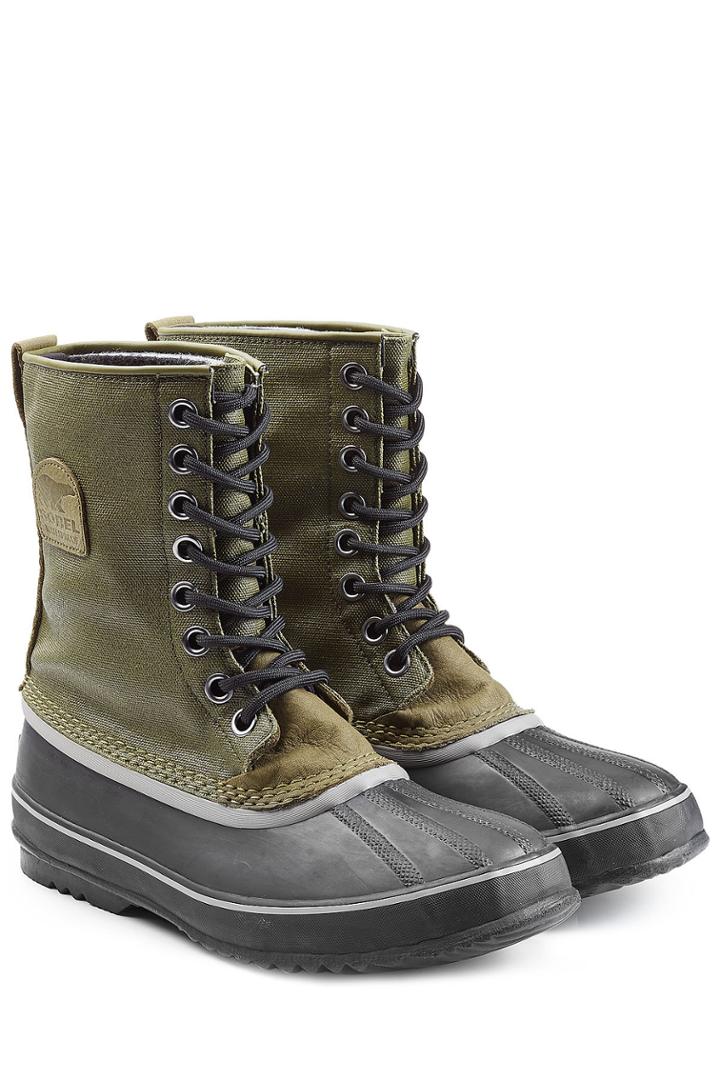 Sorel Sorel Rubber And Fabric Short Boots