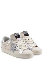 Golden Goose Golden Goose Mid/star Sneakers With Suede - White