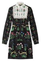 Valentino Valentino Printed Dress With Lace - Florals