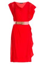 Donna Karan New York Draped Jersey Dress