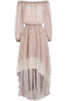 Philosophy Di Lorenzo Serafini Philosophy Di Lorenzo Serafini Printed Silk Carmen-style Dress - None
