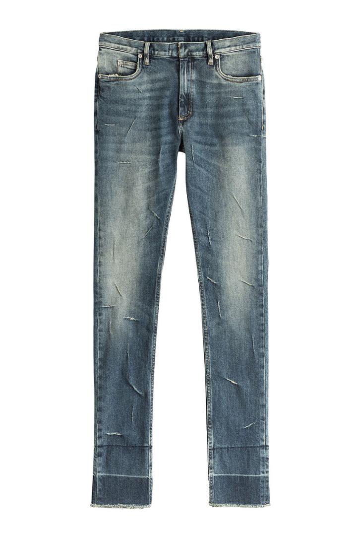 Maison Margiela Maison Margiela Distressed Skinny Jeans - Blue