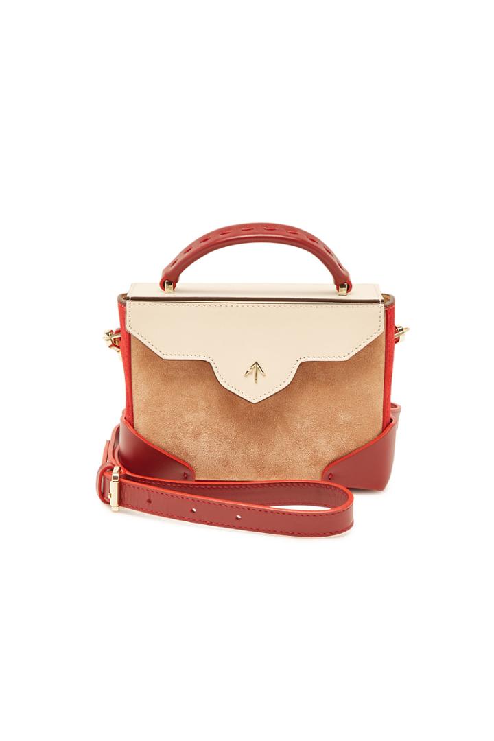 Manu Atelier Manu Atelier Micro Bold Combo Leather Shoulder Bag