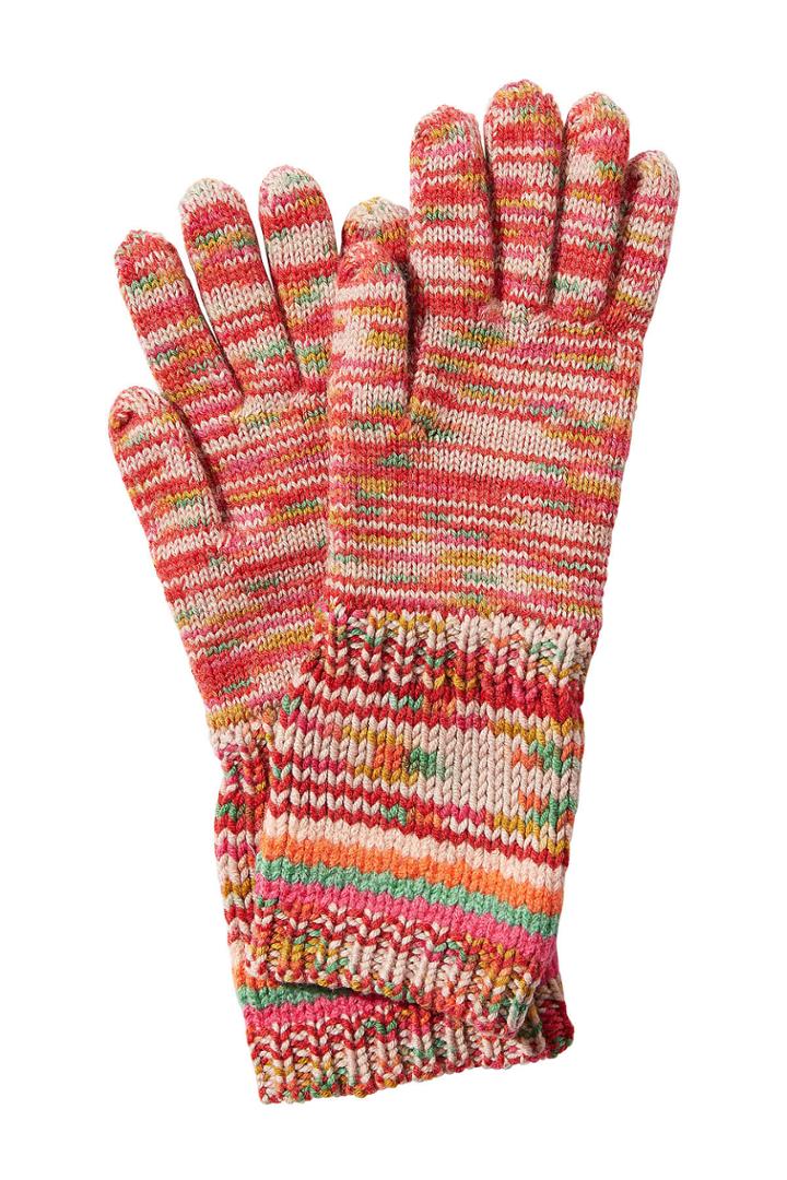Missoni Missoni Wool Variegated Knit Gloves With Cashmere