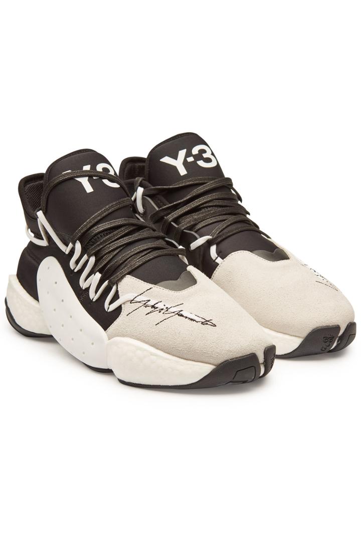 Y-3 Y-3 Byw Bball Sneakers With Leather And Suede