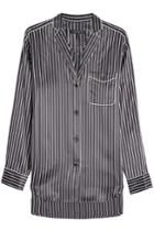 Rag & Bone Rag & Bone Striped Silk Pajama Shirt