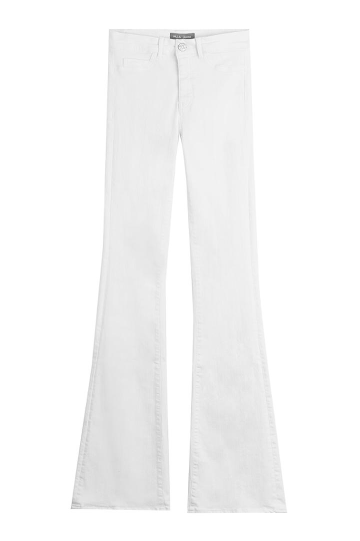 M I H Jeans M I H Jeans Marrakesh Bodycon Flared Jeans - White