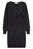 Emilio Pucci Emilio Pucci Knitted Silk Dress With Embroidery - Black