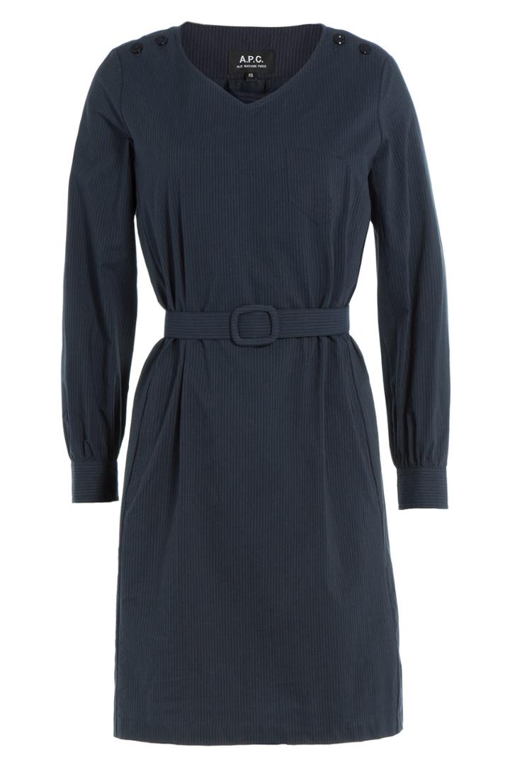 A.p.c. A.p.c. Striped Cotton Dress