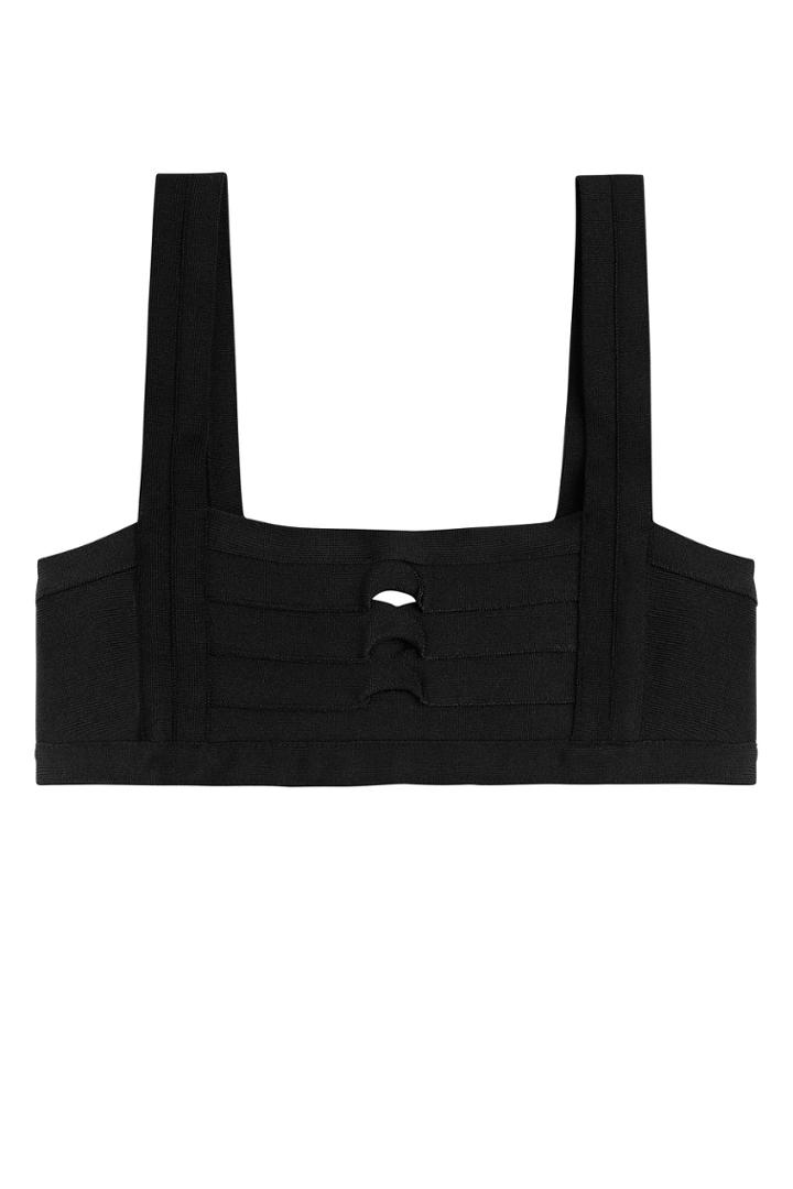 Hervé Léger Hervé Léger Bandage Bikini Top - Black
