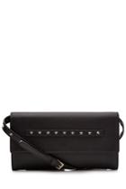 R.e.d. Valentino R.e.d. Valentino Leather Clutch With Shoulder Strap