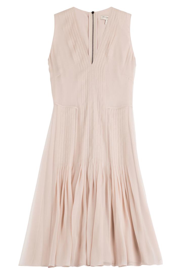 Burberry London Burberry London Cobie Silk Blend Dress - Grey