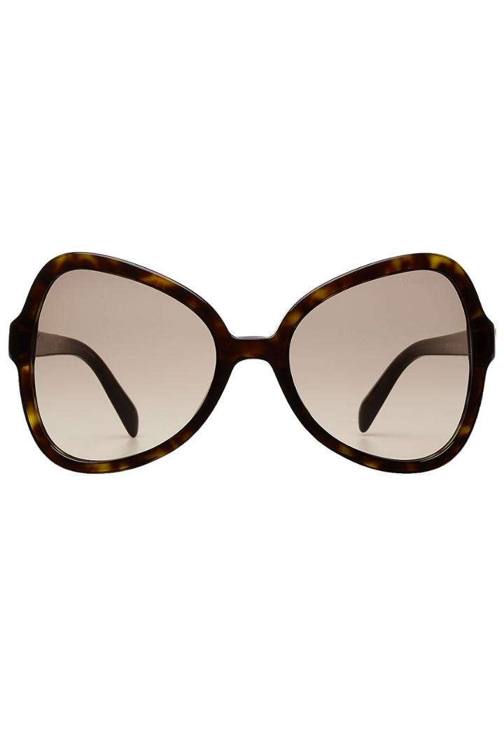 Prada Prada Oversize Tortoiseshell Sunglasses