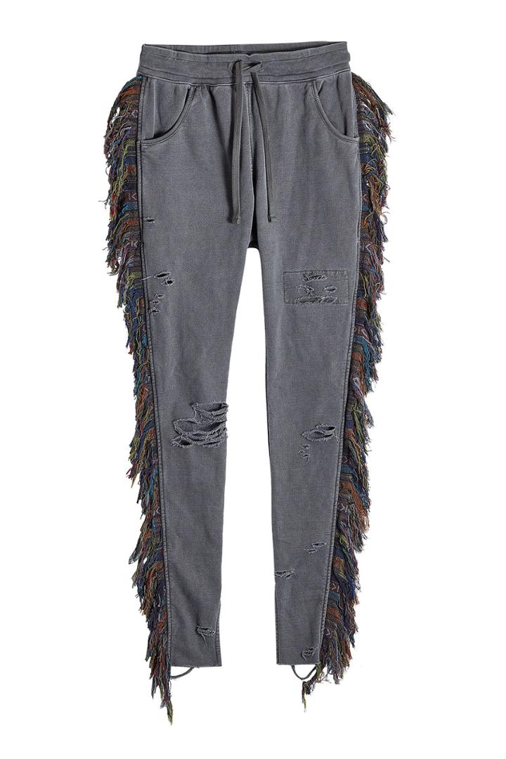 Alchemist Alchemist Cotton Sweatpants With Fringed Sides