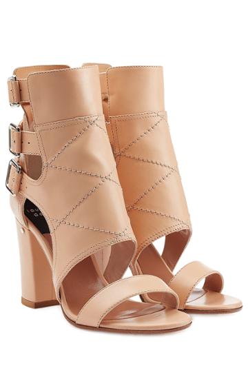 Laurence Dacade Laurence Dacade Felicite Block Heel Leather Sandals