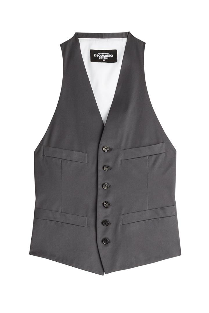Dsquared2 Dsquared2 Cotton-blend Vest - Grey