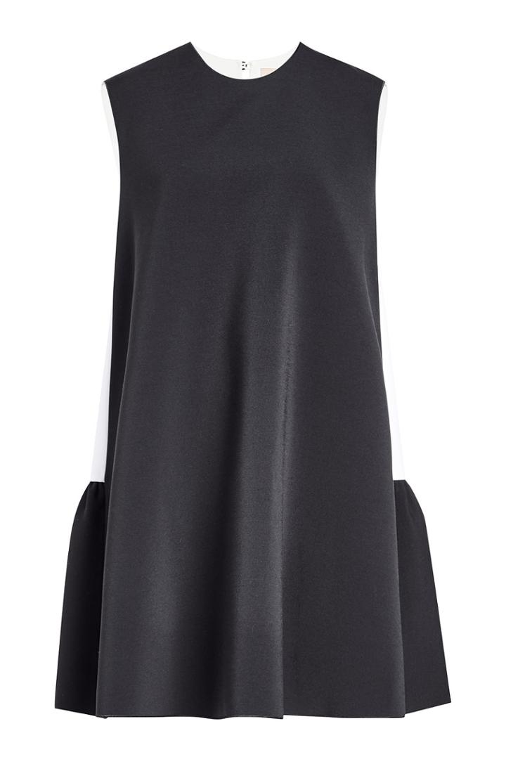 Roksanda Roksanda Two-tone Crepe Dress - Black